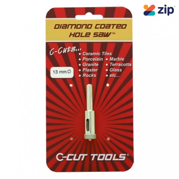 C-CUT TOOLS DCHS13S - 13mm Diamond Coated Hole Saw